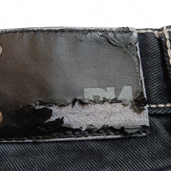 Bluenotes 30x32 Slimstraight Low Rise Jeans 100% Cotton Y2K Dark Wash - Picture 14 of 16